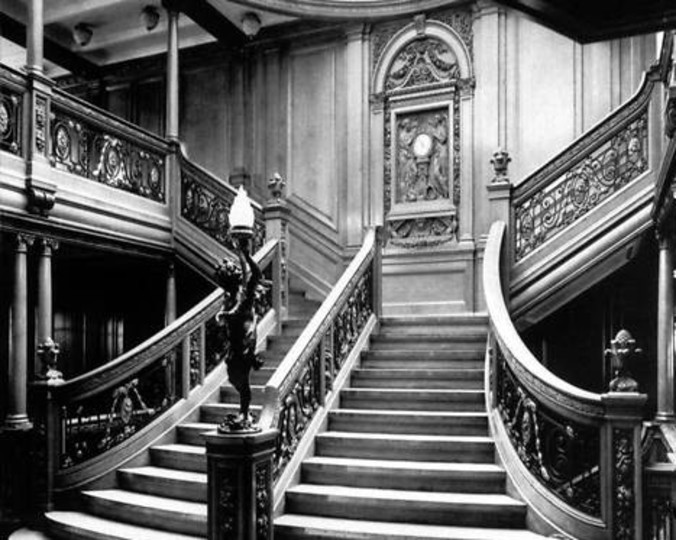 Titanic History. Grand Staircase