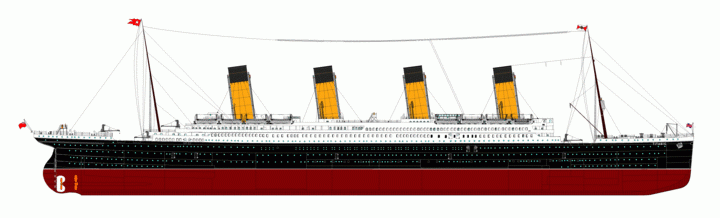 RMS Titanic Illustration